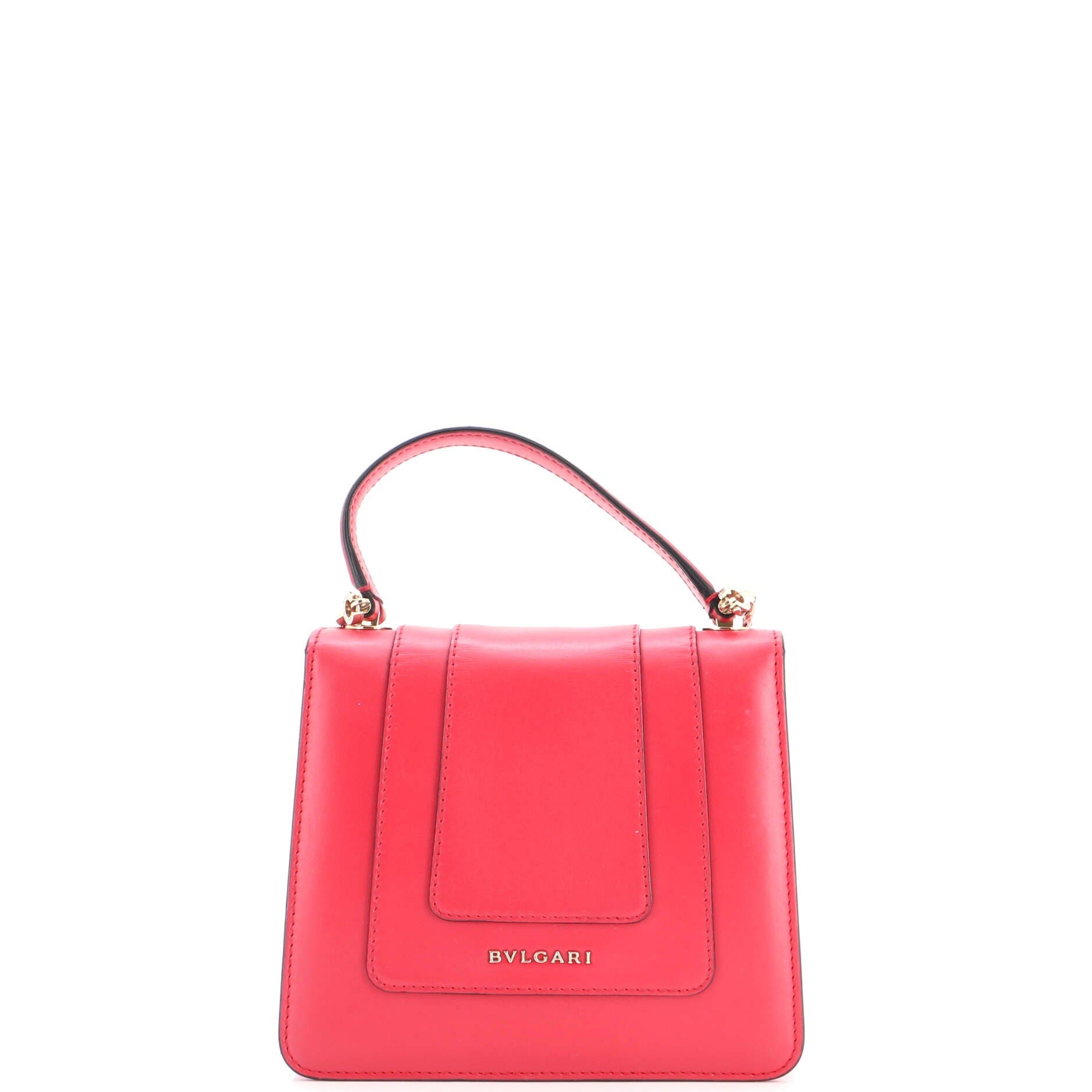 Serpenti Forever Top Handle Bag Leather Small, Alternate, color, Pink