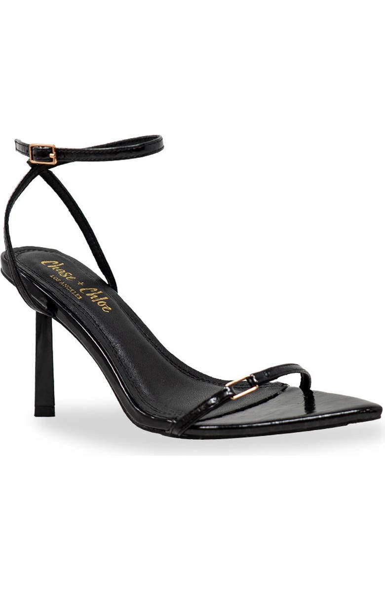 CHASE AND CHLOE Hensley Ankle Strap Sandal, Main, color,