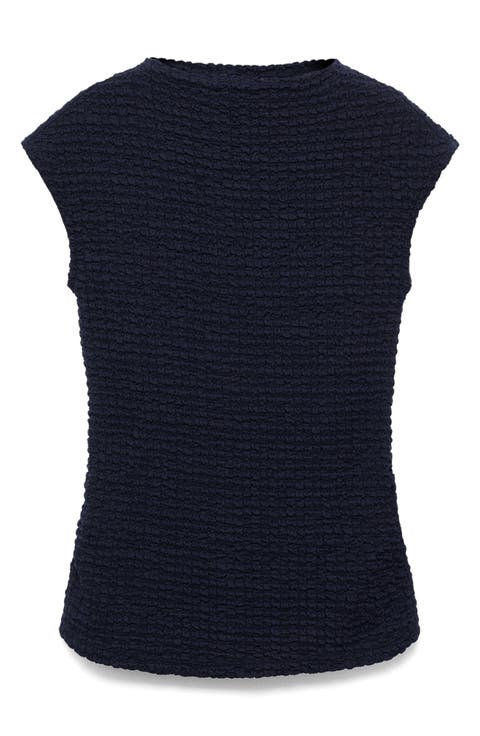 Cotton Blend Crepe Maternity Top