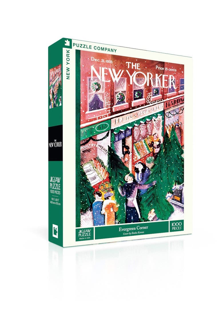 Evergreen Corner 1000 Piece Puzzle, Alternate, color, No Color