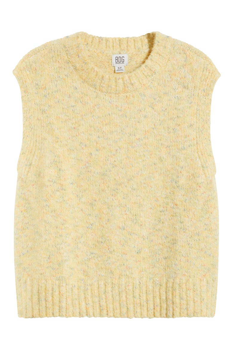 Arizona Nep Sweater Vest, Alternate, color, YELLOW