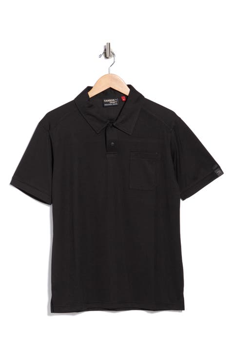 Grid Jacquard Polo