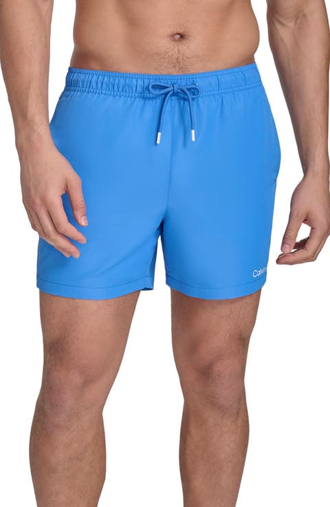 Logo Piping Swim Trunks