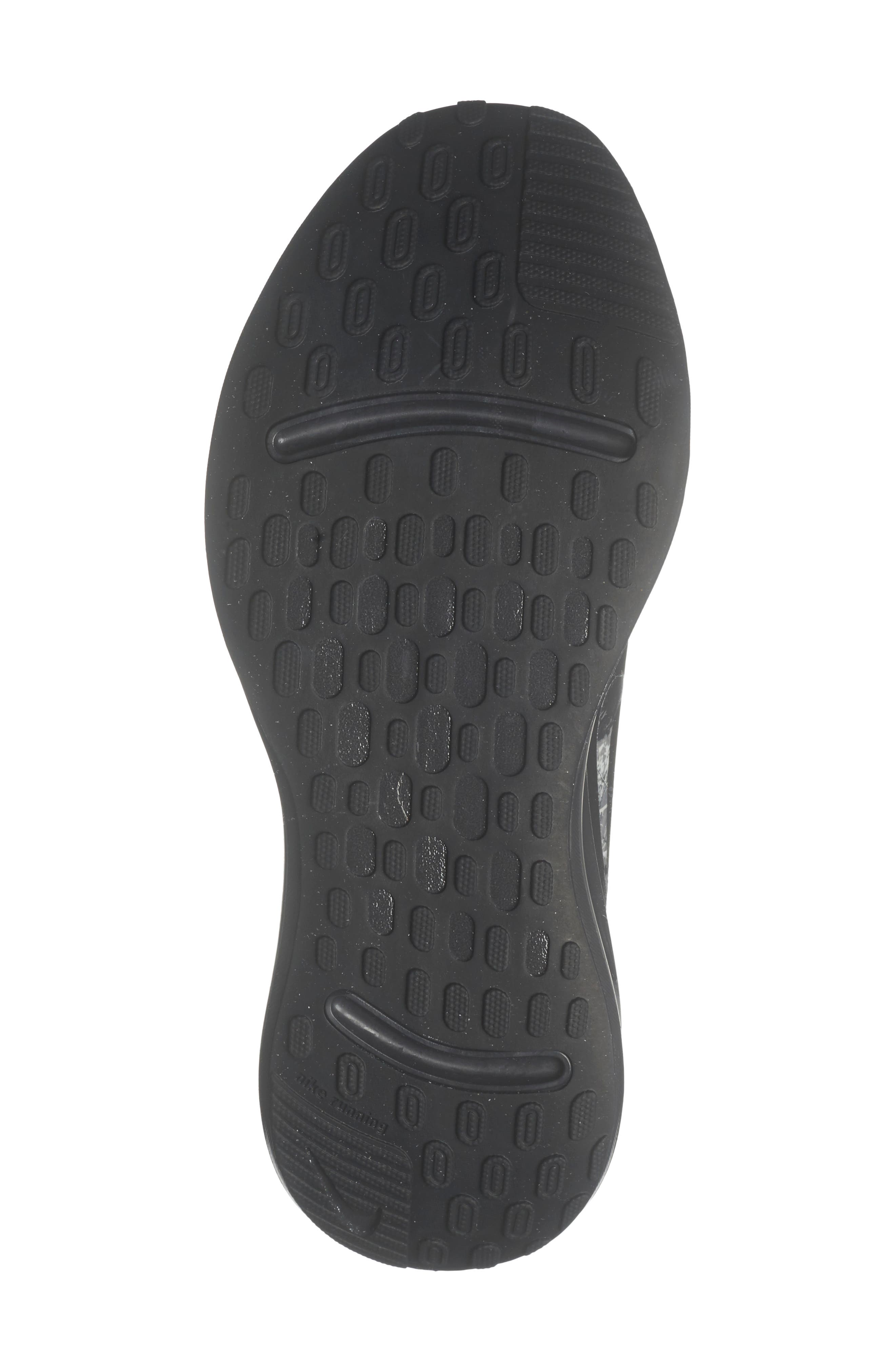 Journey Run Print Running Shoe, Alternate, color, BLACK/ WHITE/ IRON GREY