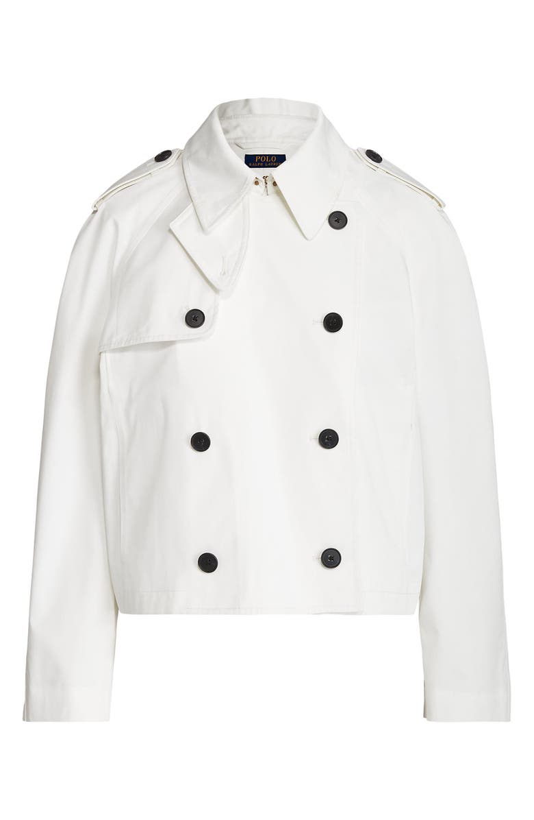 Polo Ralph Lauren Crop Trench Coat, Alternate, color, 