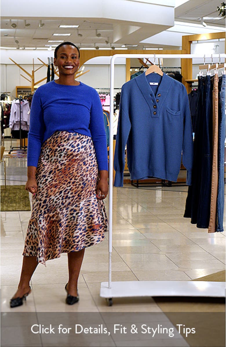 Cozy Cottonsilk<sup>™</sup> Pocket Henley Sweater, sales video thumbnail