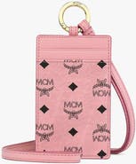 MCM Lanyard ID Card Holder in Visetos