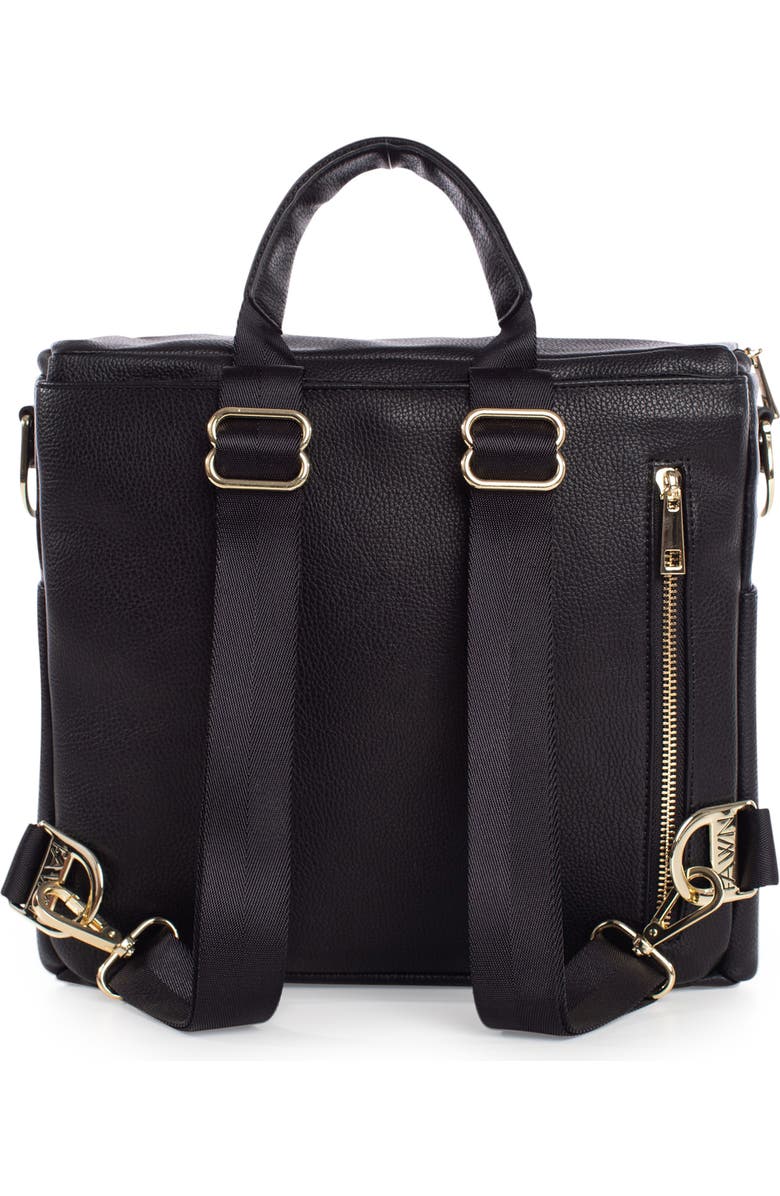 Fawn Design The Mini Convertible Water Resistant Faux Leather Diaper Bag, Alternate, color,