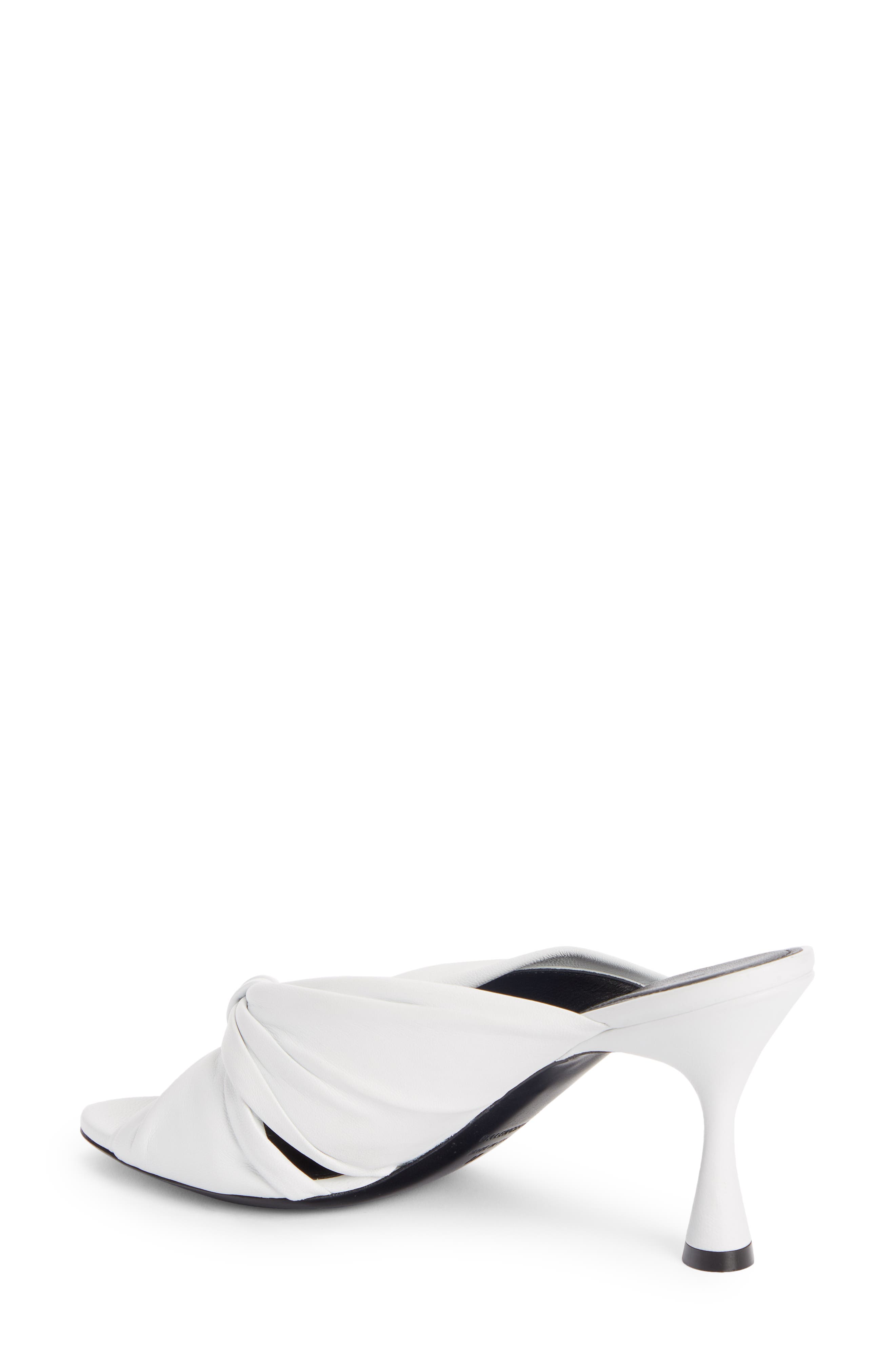 Drapy Slide Sandal, Alternate, color, OPTICAL WHITE