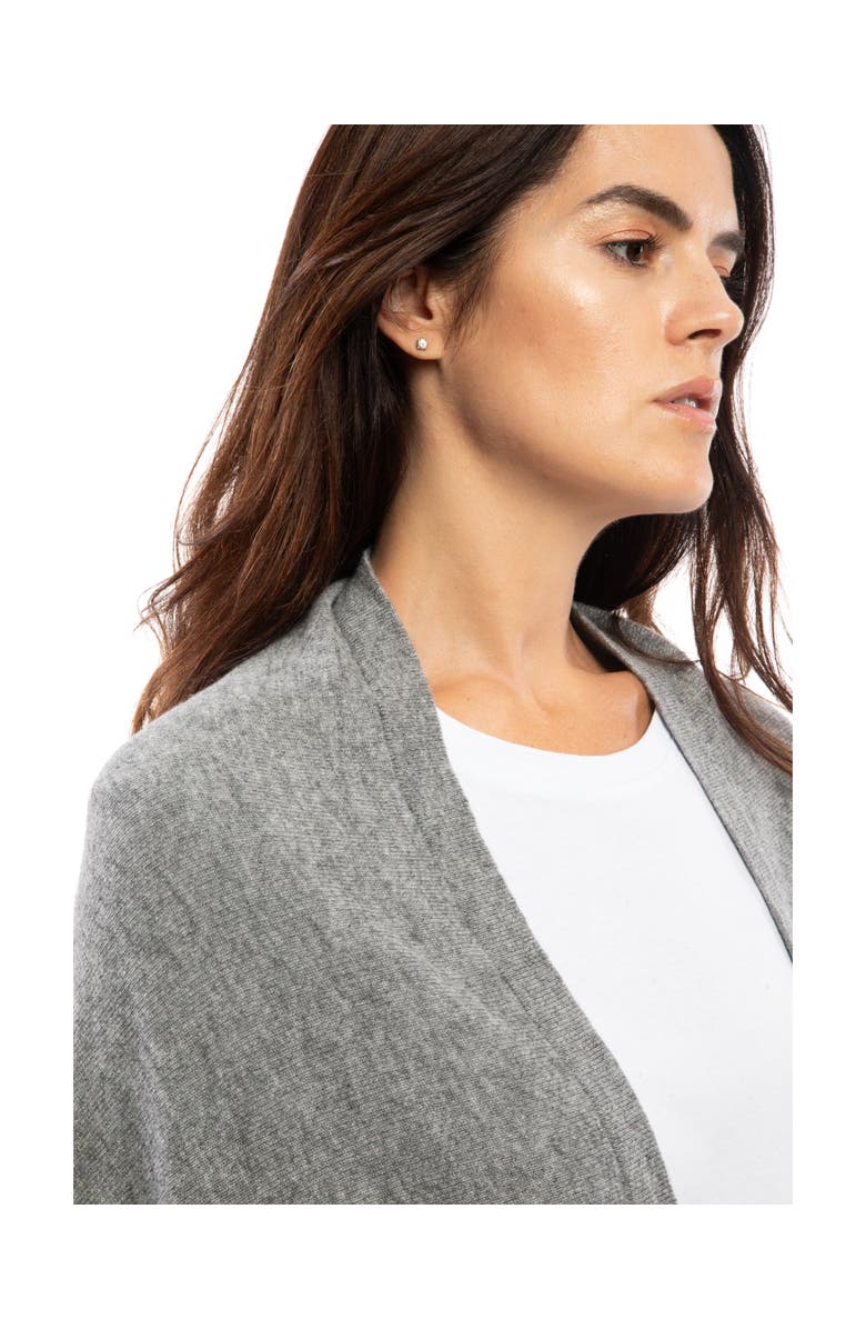 Monticelli Cashmere Women's Pure Cashmere Fringe Wrap, Alternate, color, Black