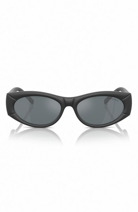 55mm Oval Sunglasses