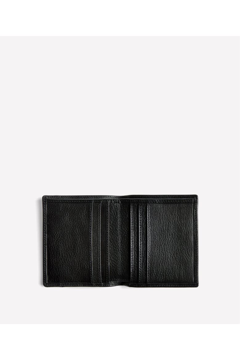 Compact Wallet No. 397, Alternate, color, Vintage Black Leather