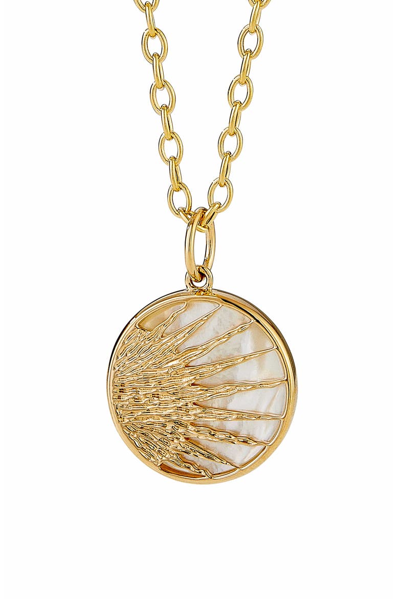 Rising Sun Charm, Main, color, Mother of Pearl