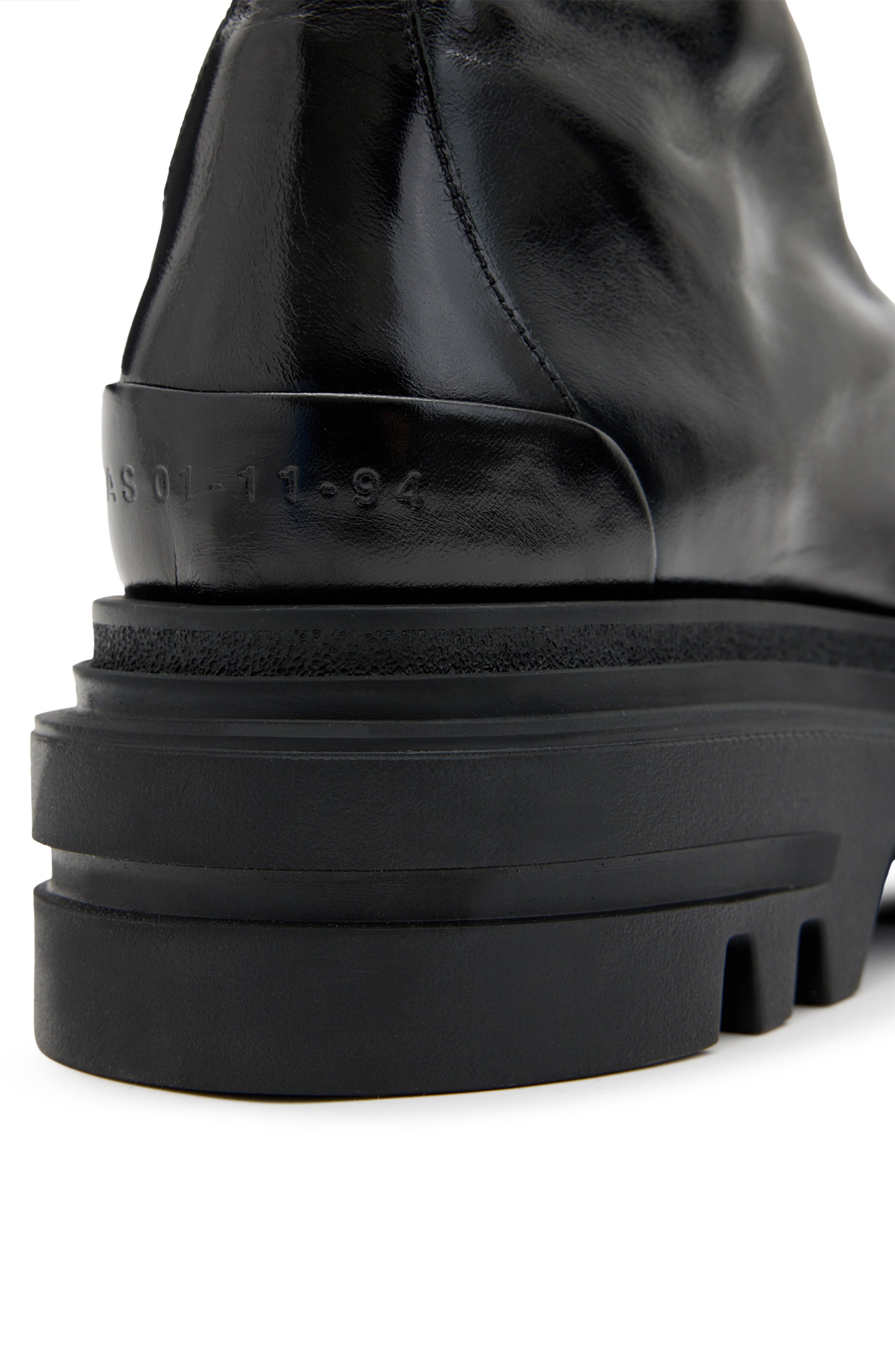 AllSaints Othello Lug Sole Platform Bootie, Alternate, color, 