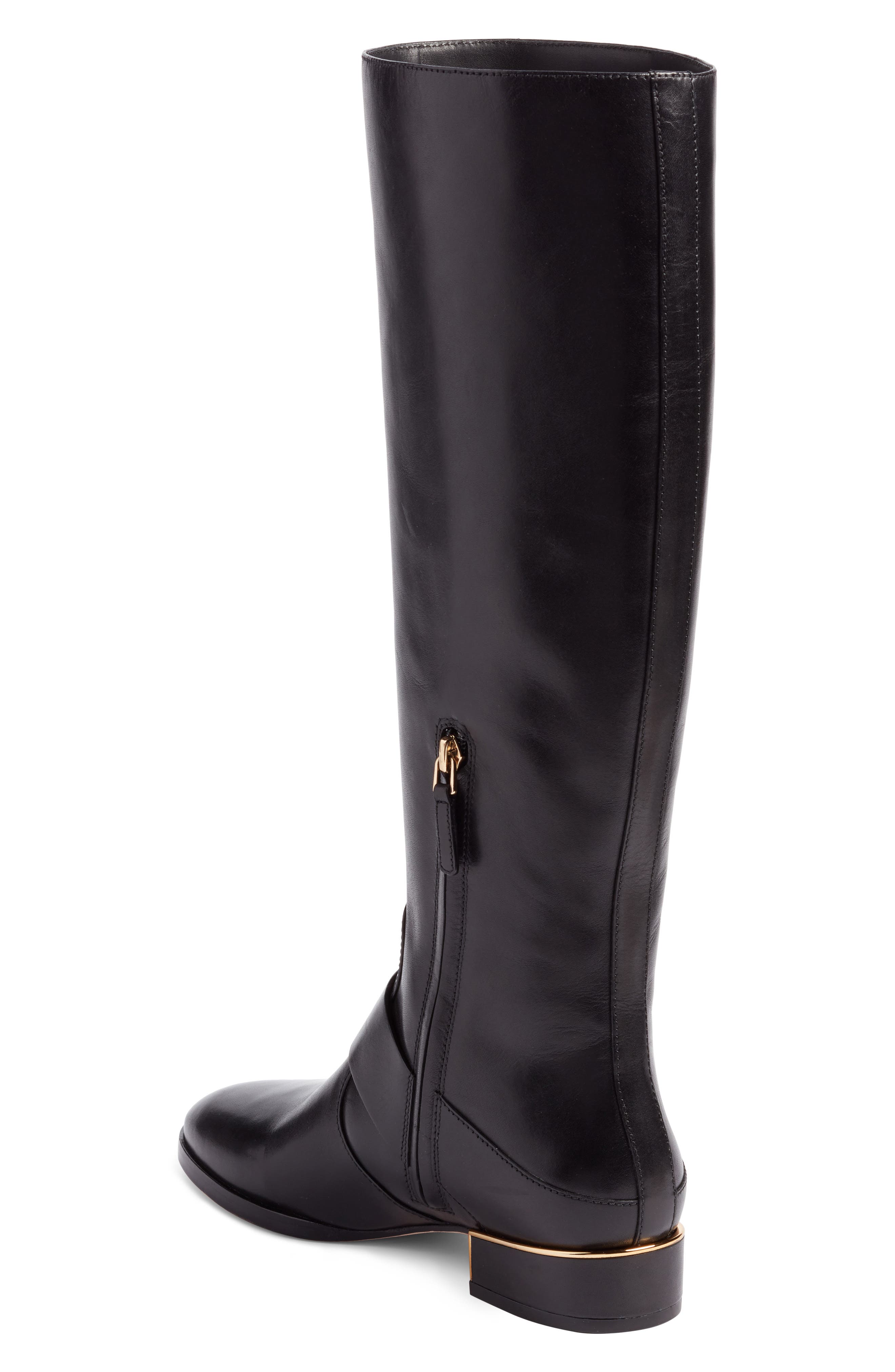 Tory Burch Sofia Buckled Riding Boot, Alternate, color, 