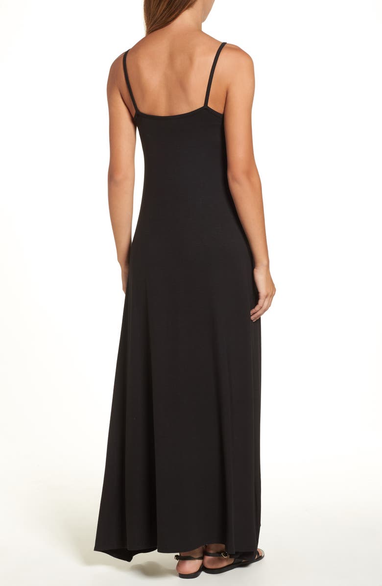 Loveappella Maxi Dress, Alternate, color, Black