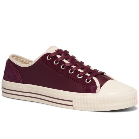 Center Vintage Low-Top Leather & Suede Sneaker