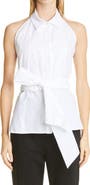 Max Mara Cotton Poplin Waistcoat Top