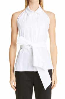 Max Mara Cotton Poplin Waistcoat Top