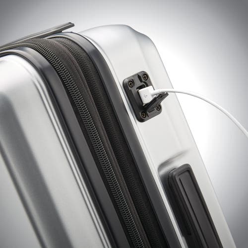 Samsonite Octiv 2-piece Set (20/24) Hardside Spinner In Silver