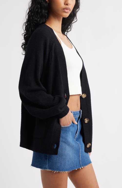 Bp. Relaxed Everyday Cardigan In Black