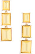 Tasha Crystal Stone Drop Earrings