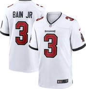 Nike Men's Nike Rueben Bain Jr. White Tampa Bay Buccaneers Game Jersey