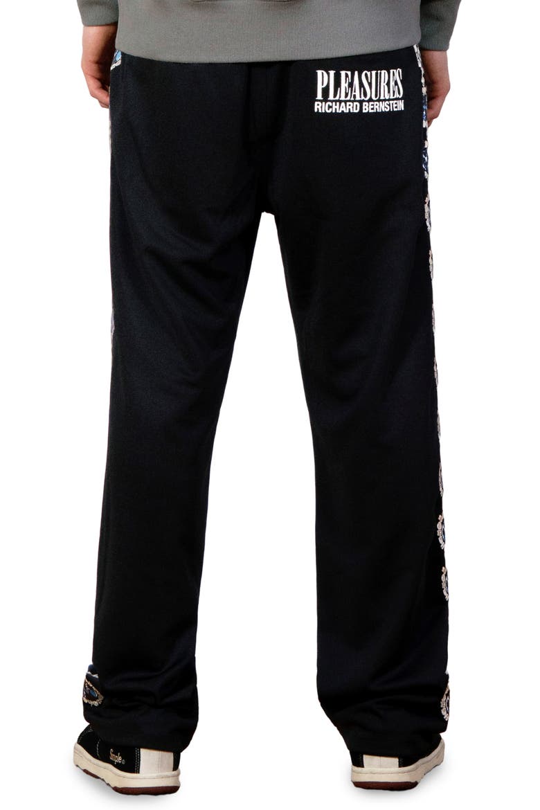 x Richard Bernstein Mythic Hope Track Pants, Alternate, color, BLACK
