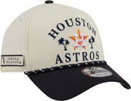 New Era Men's New Era  Cream Houston Astros 2026 Spring Training Fan Pack Rope A-Frame 9FORTY Adjustable Hat