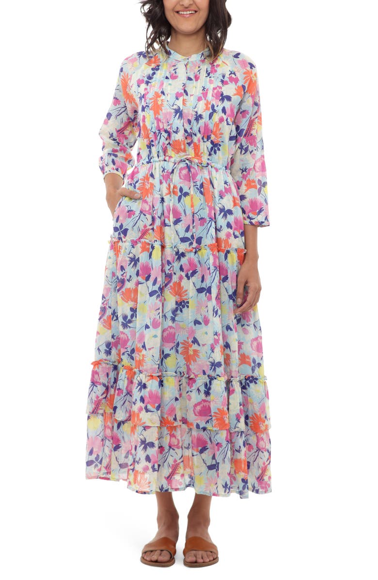 Banjanan Bazaar Floral Maxi Dress, Main, color,