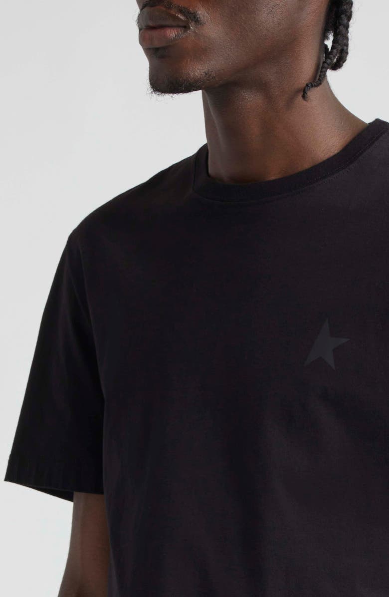 Golden Goose Black Star Collection Cotton Graphic T-Shirt, Alternate, color, Black
