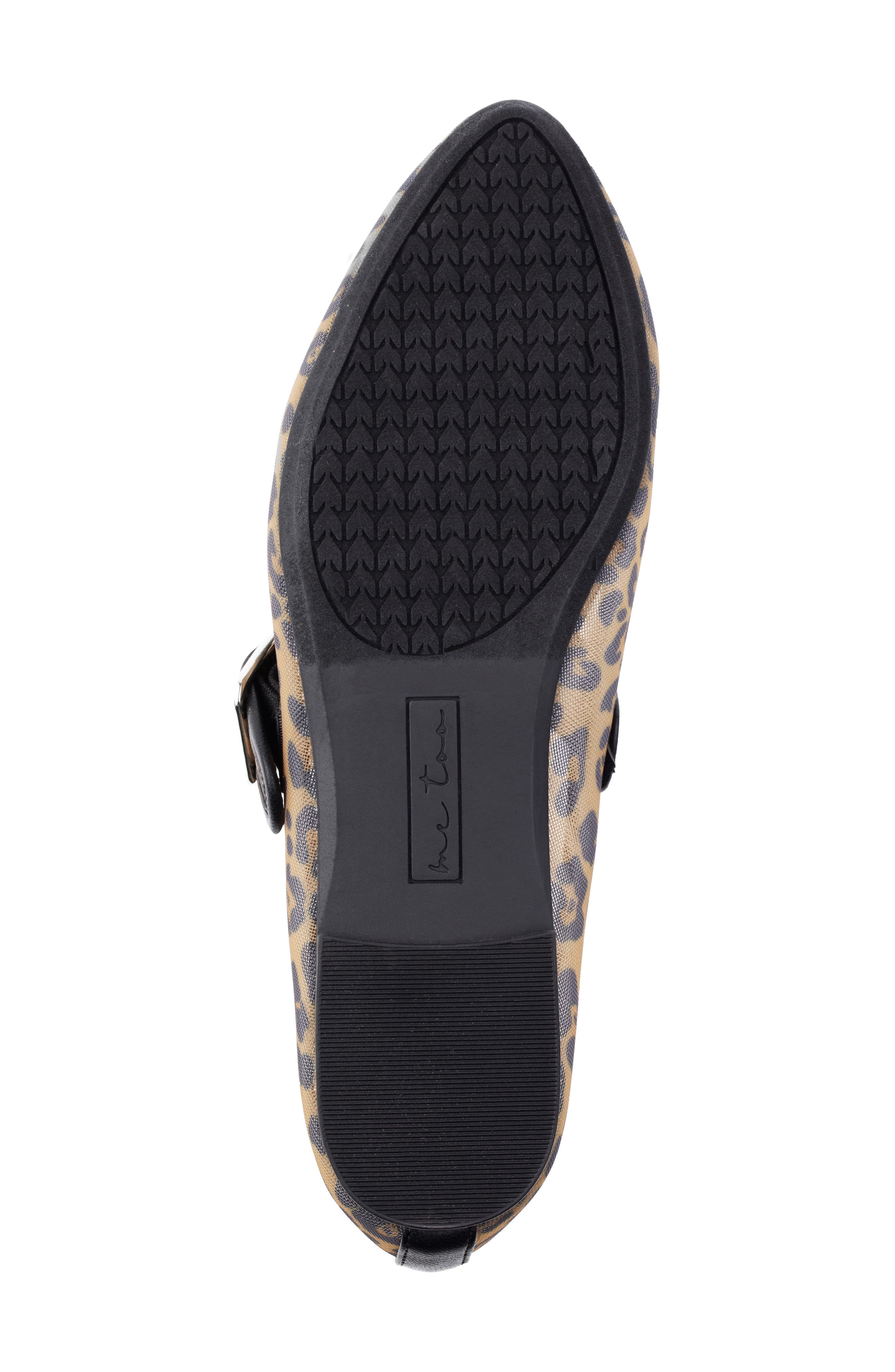 Me Too Gillie Mesh Mary Jane Flat, Alternate, color, Dark Leopard