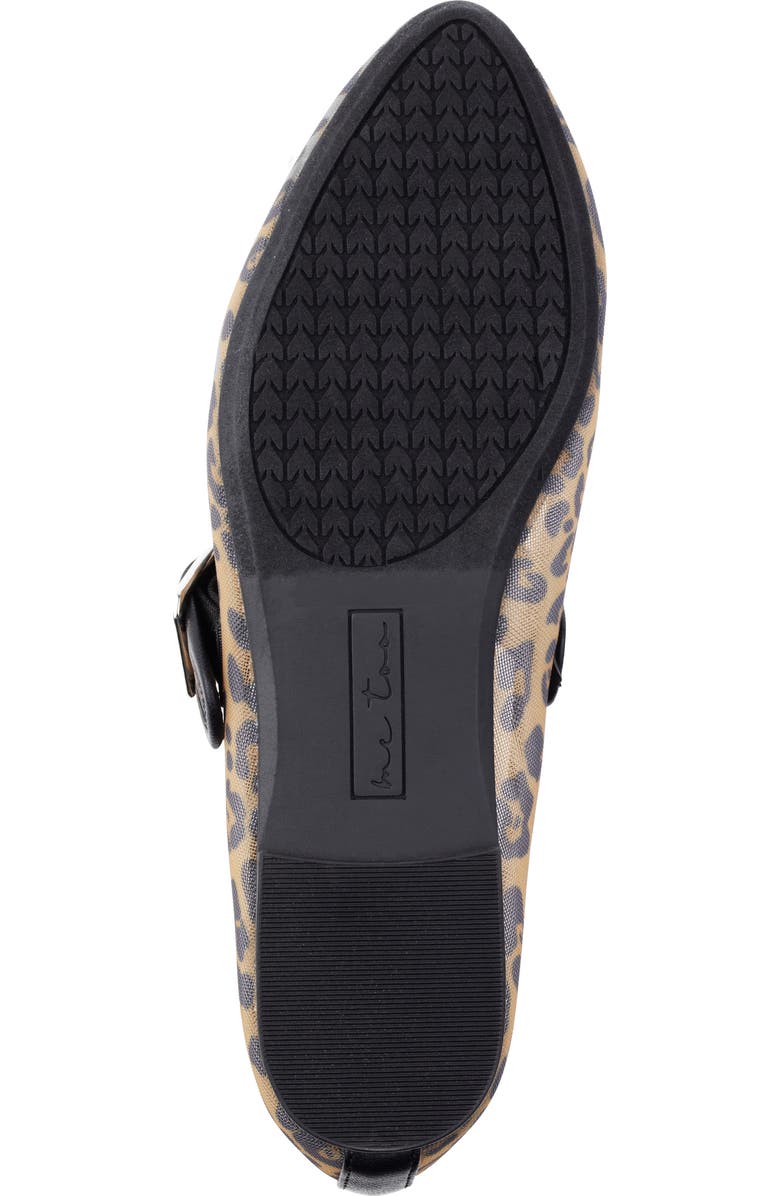 Me Too Gillie Mesh Mary Jane Flat, Alternate, color, Dark Leopard