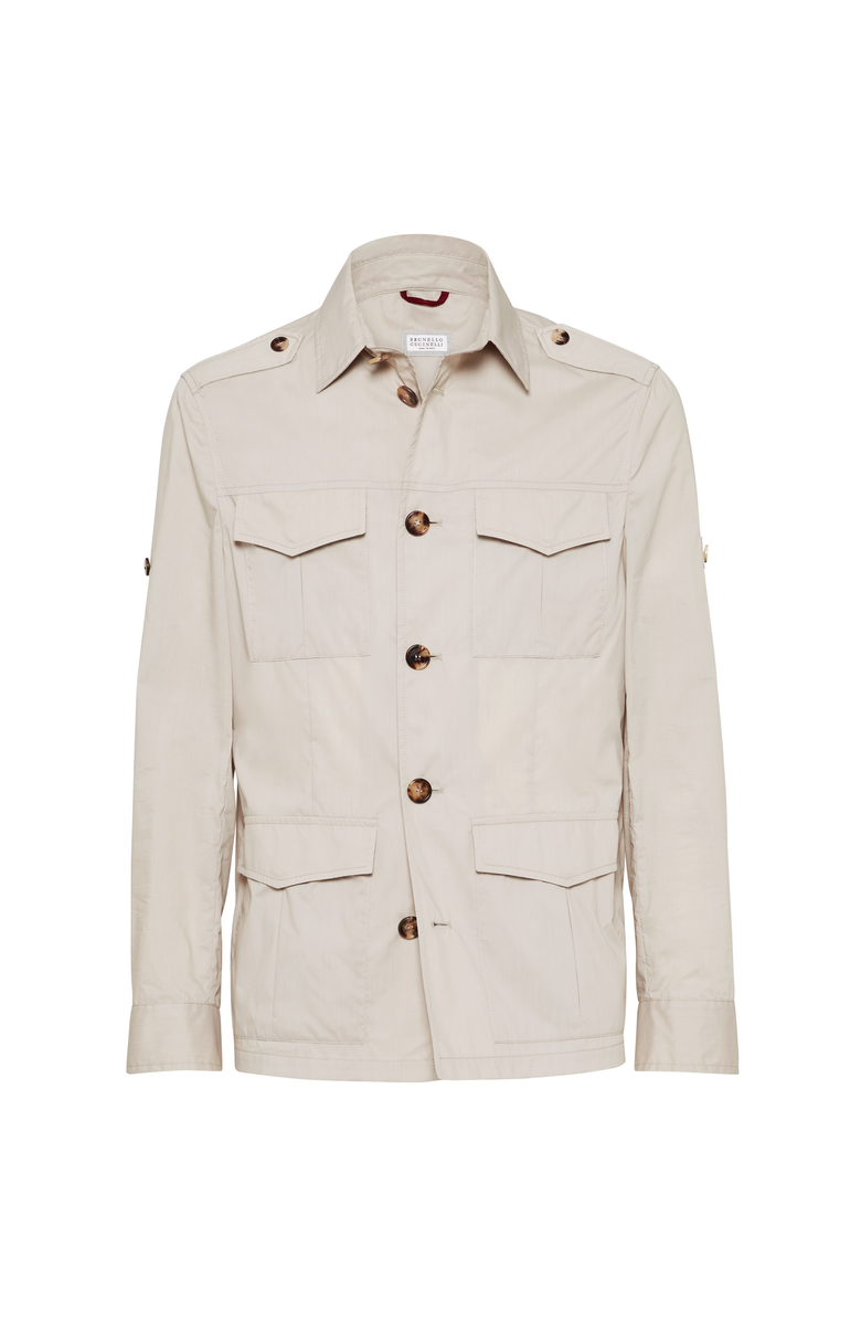 Brunello Cucinelli Unlined safari jacket, Main, color, Cool Beige