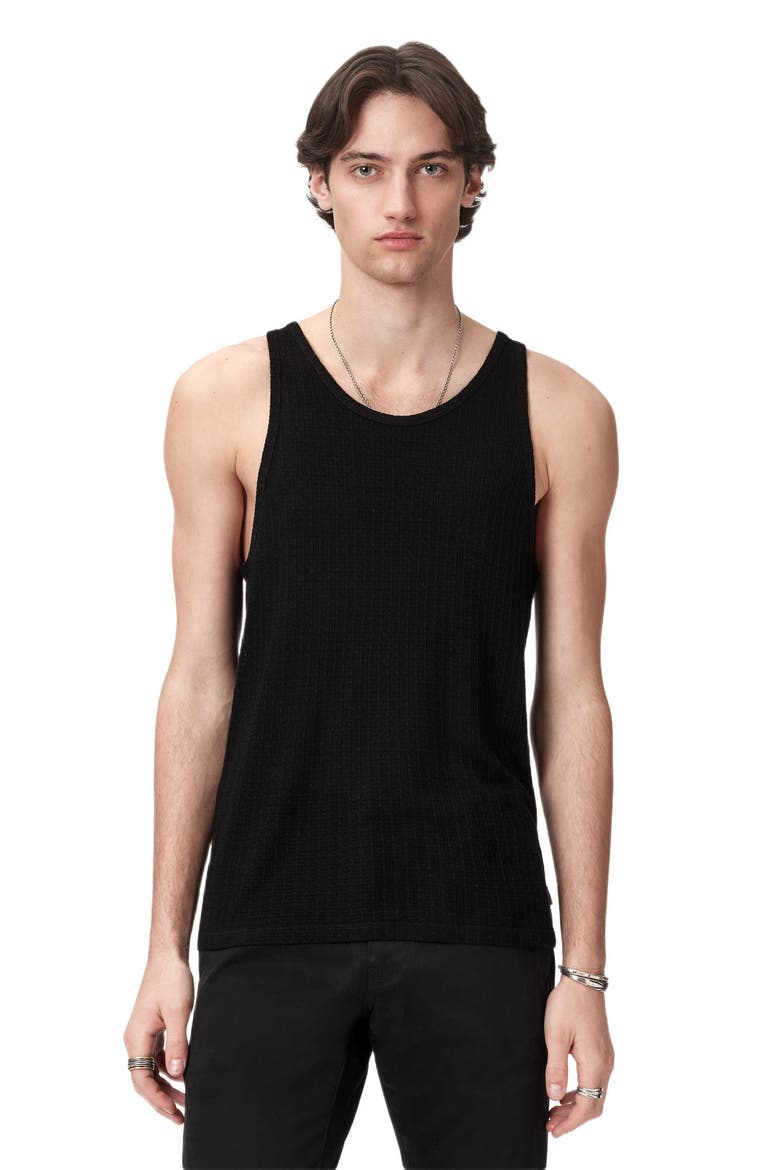Marcy Rib Tank, Alternate, color, BLACK