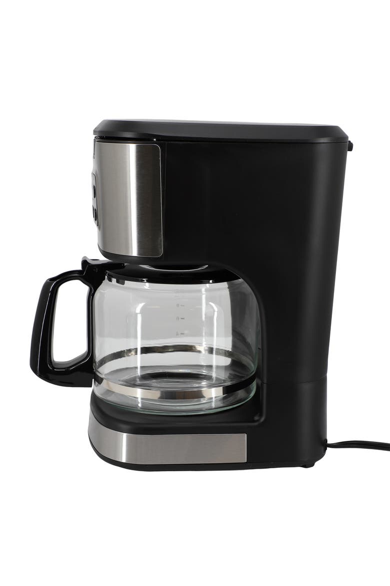 12-Cup Programmable Coffee Maker, Alternate, color, Black