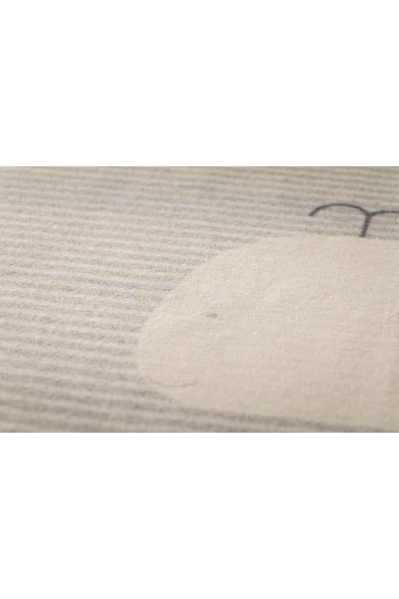 Juwel Whale Stripes Baby Blanket, Alternate, color, Grey