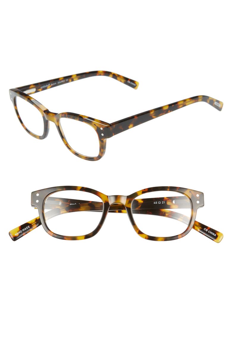 Biff 45mm Square Reading Glasses, Alternate, color, TOKYO TORTOISE