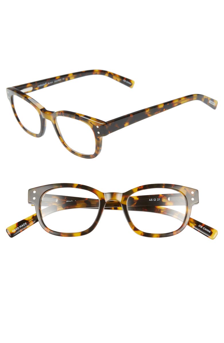 eyebobs Biff 45mm Square Reading Glasses, Alternate, color, Tokyo Tortoise