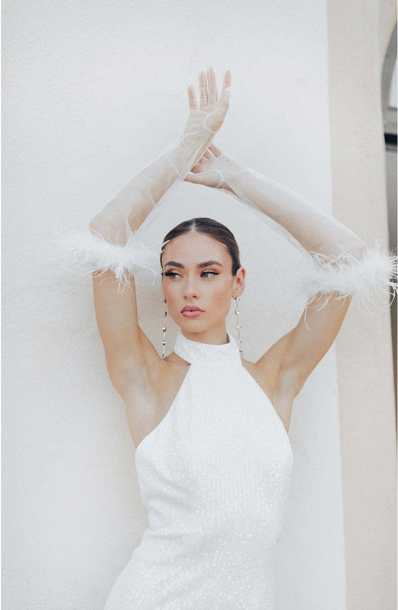 Untamed Petals Lexie Gloves, Alternate, color, 