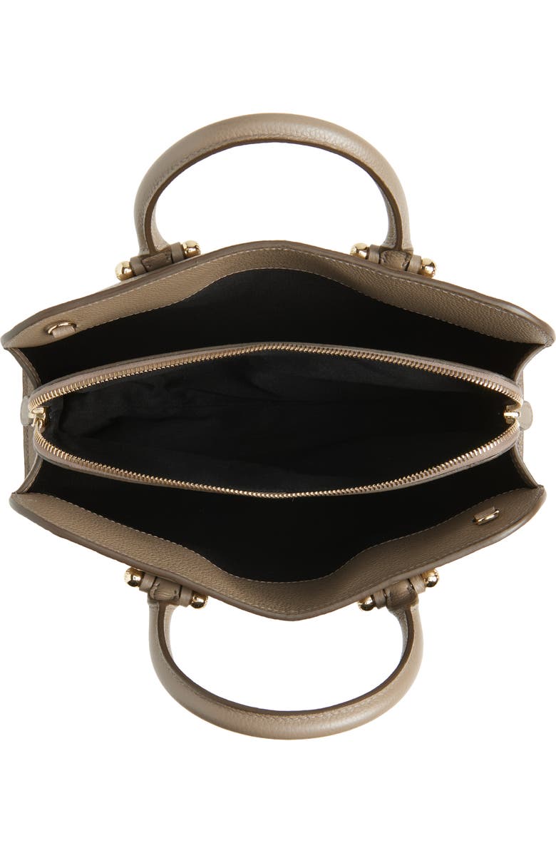 Strathberry Midi Georgia Leather Tote, Alternate, color, Taupe