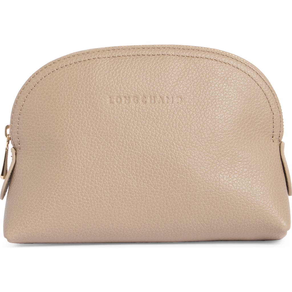 Longchamp Leather Dome Cosmetics Case