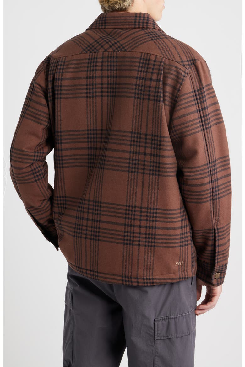 Zilker Cotton Blend Button-Up Shirt, Alternate, color, BROWN