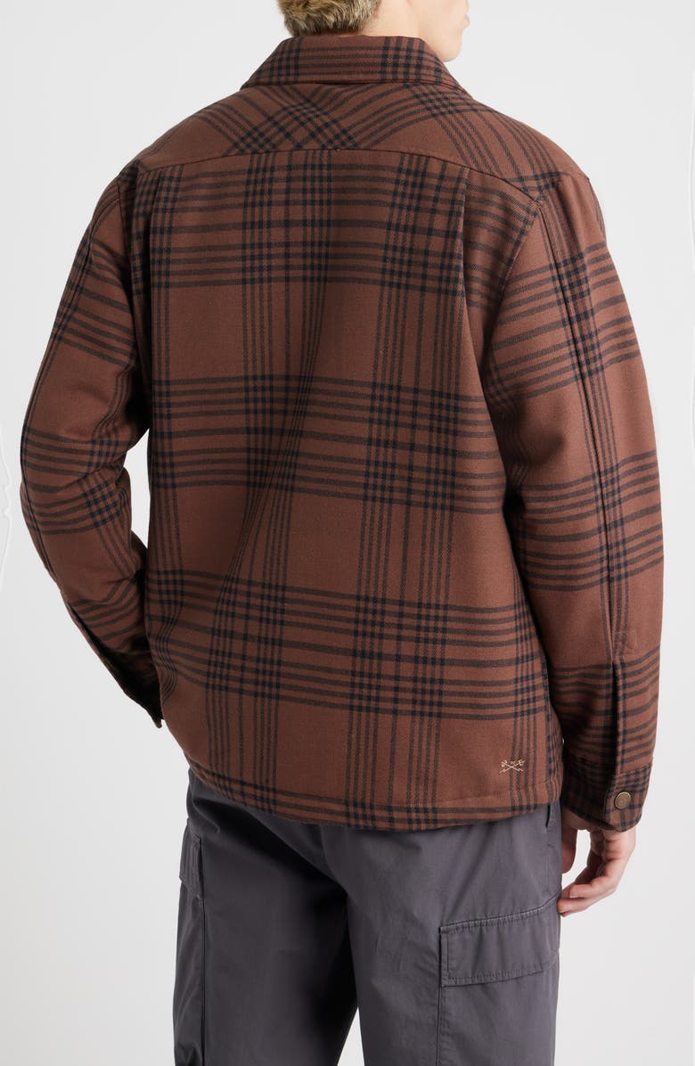 DARK SEAS Zilker Cotton Blend Button-Up Shirt, Alternate, color, Brown