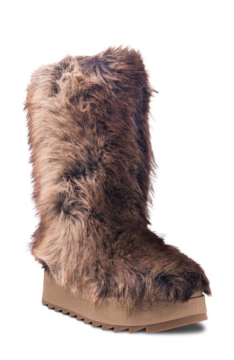Milkshake Faux Fur Boot