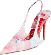Christian Louboutin Miss Z Pointed Toe Slingback Pump