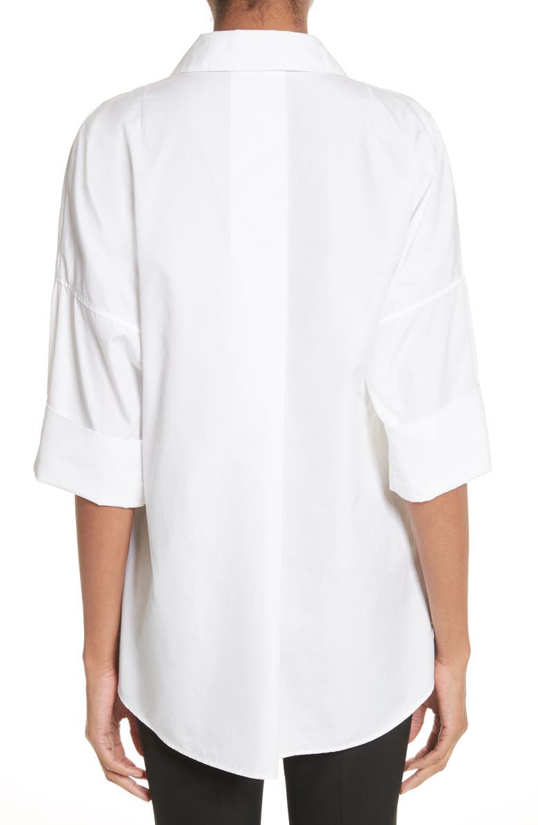 Akris punto Cotton Poplin Tunic, Alternate, color, 