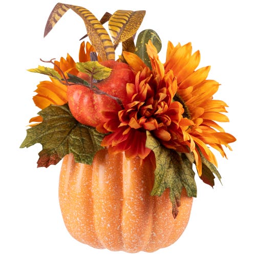 Northlight Sunflower And Gourds In Multi