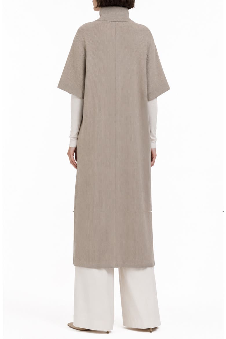 Bree Mock Neck Midi Tunic Sweater, Alternate, color, TAPIOCA HEATHER