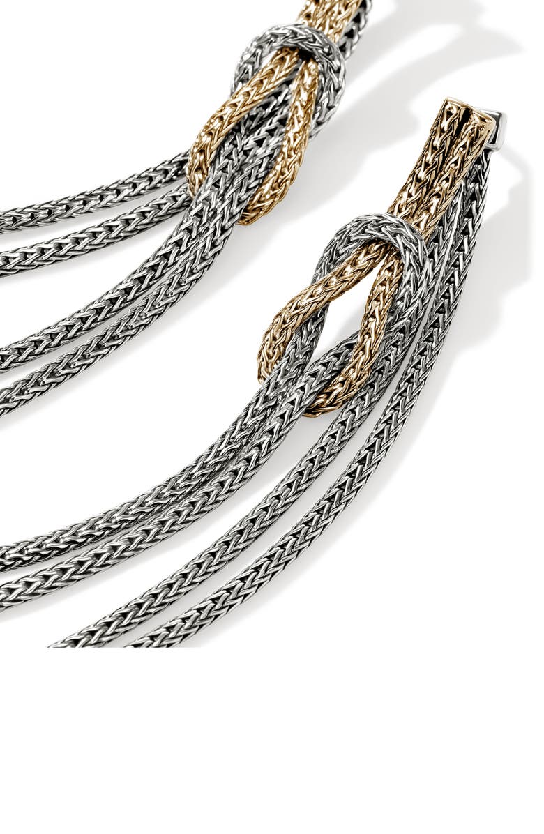 John Hardy Love Knot Drop Earrings, Alternate, color, 